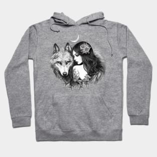 White Wolf Hoodie